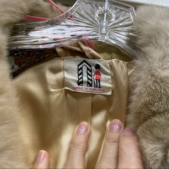 SOLD Vintage Lilli Ann SF Faux Fur Real Leather Coat - Picture 3 of 10